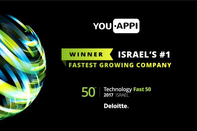 YouAppi Named #1 on Deloitte Israel's Technology Fastest Growing List