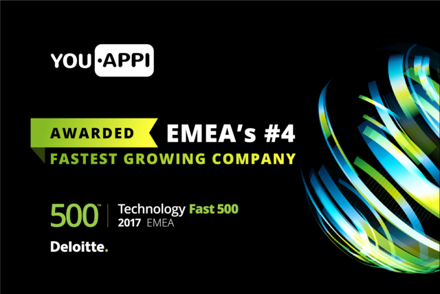 YouAppi Named #4 on Deloitte EMEA's Technology Fastest Growing List